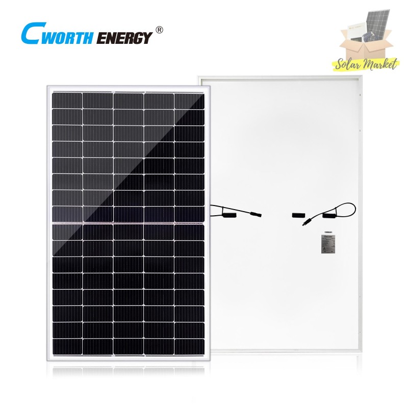 Cworth Mono 24V 350W Solar Panel 12 Year Warranty