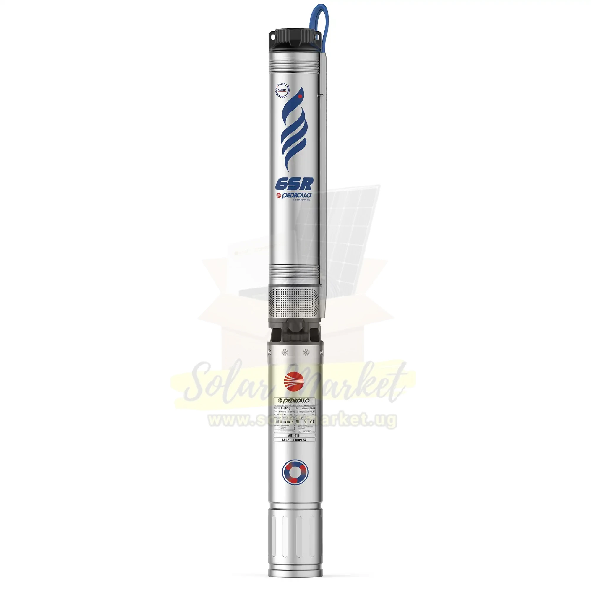 Pedrollo 6Sr Submersible Borehole Pump High Flow 6 Stainless Steel Pump For Deep Wells Irrigation Sb Innovations Uganda