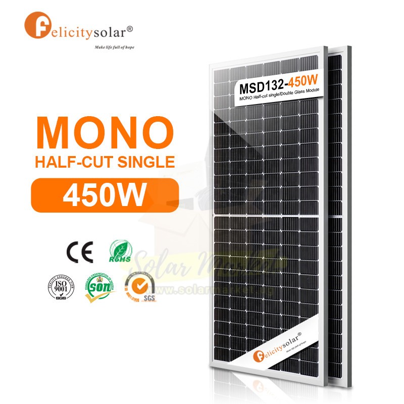 450W 36V Solar Panel Monocrystalline Felicity Solar