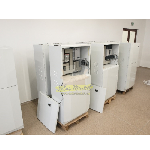 Complete Hybrid Solar Systems Versatile Compatibility: The PowerCab system is engineered to integrate seamlessly with any energy source, including photovoltaic panels, wind generators, fuel g