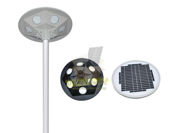 30W Integrated All In One Solar Garden Light Ufo Series With 360 Lighting In Uganda