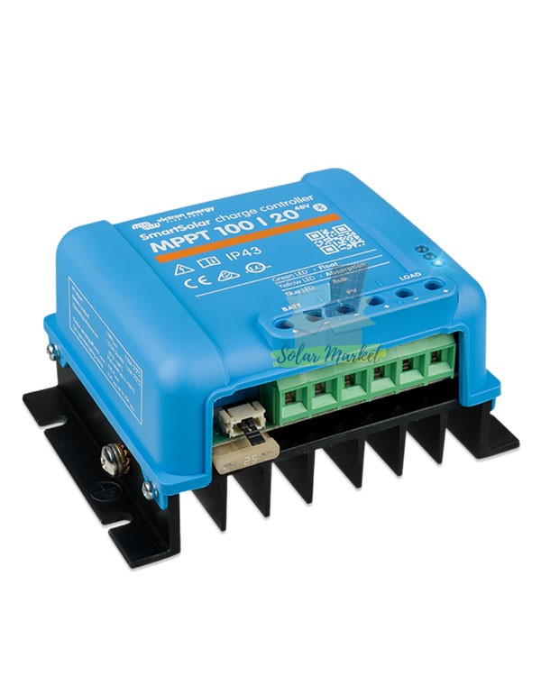Victron MPPT 100/20-48V MPPT Charge Controller 48V for Residential solar, Small commercial solar, Off-grid and hybrid