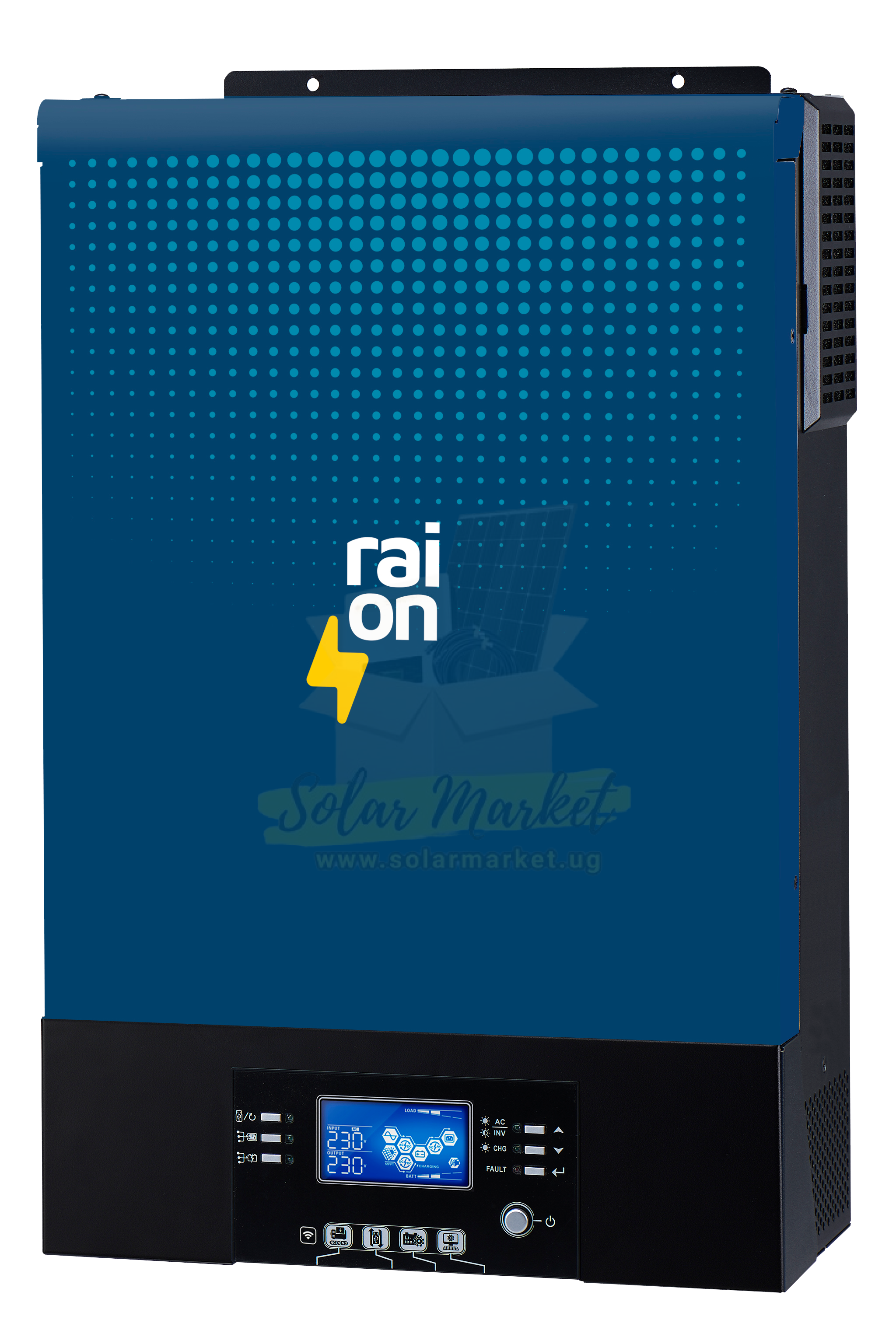 Raion J5 5kVA Hybrid Solar Inverter Wi Fi Enabled MPPT 6000W Charger Officially By Collective Energy Africa