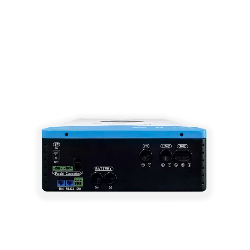 Wifi Monitor 6000W Hybrid MPPT Off Grid Inverter 6kVA With 3 Year Warranty Up To 12 Pcs Parallel Connection