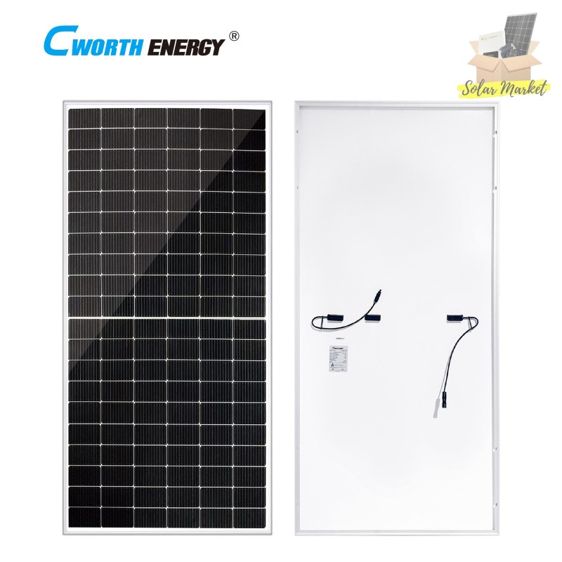 Cworth Mono 48V 500W Solar Panel 12 Year Warranty