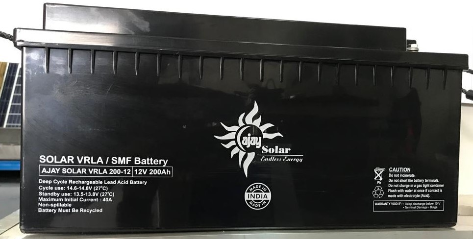 Ajay 200Ah 12V Sealed Maintenance Free Solar Battery