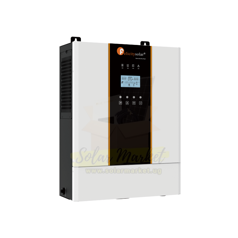 3kVA 24V Felicity Hybrid Solar Inverter With MPPT 100A High Frequency