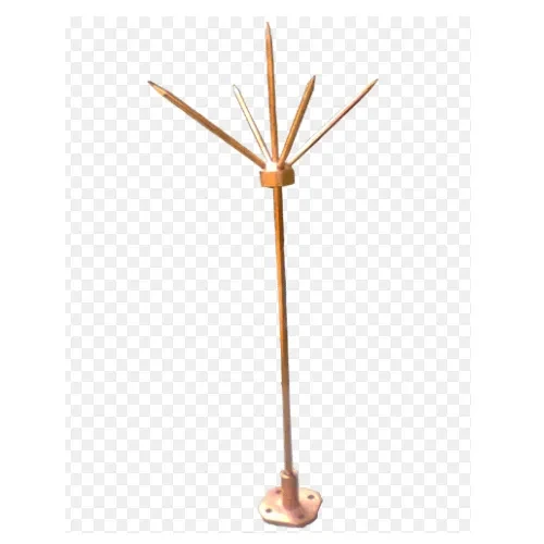 Copper Lightening Arrester For Solar Panel Earthing Solar Market Uganda
