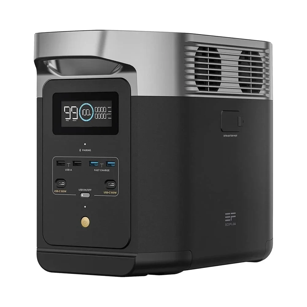 EcoFlow Portable Power Stations Powerful Output: 2400W output to power your essential devices and appliancesInitial Capacity: 2048Wh capacity, expandable to 2048Wh or 3040Wh with ad