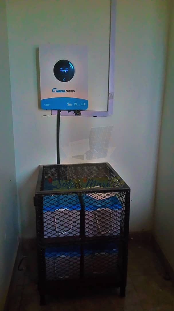 Cworth Deep Cycle Gel Battery 200Ah 12V For Reliable Solar Power Safe Long Lasting