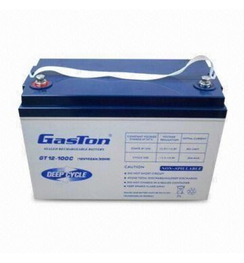 12V 100Ah Gaston Battery Gt12 100C