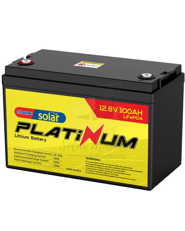 Chloride Exide 100Ah 12V Lithium Battery Affordable Long Lasting Solar Battery For Uganda