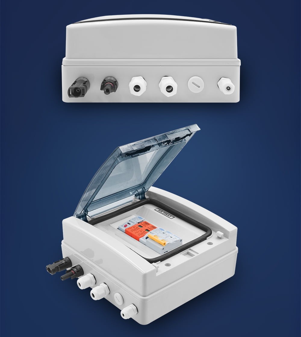 Solar Pv Combiner Box 32A Dcdb 1 In 1 Out