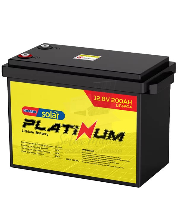 Chloride Exide Platinum 200Ah 12V Lithium Battery Long Lasting High Capacity Solar Battery For Bigger Homes Backup Systems