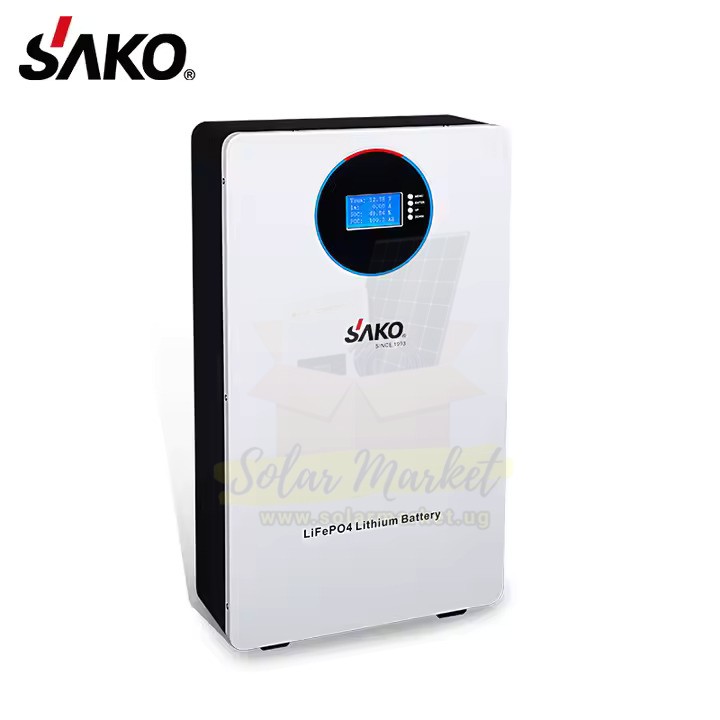 Sako 10Kwh 48V 200Ah LiFePO4 Lithium Battery Sk 512V200Ah For Hybrid Solar Inverters