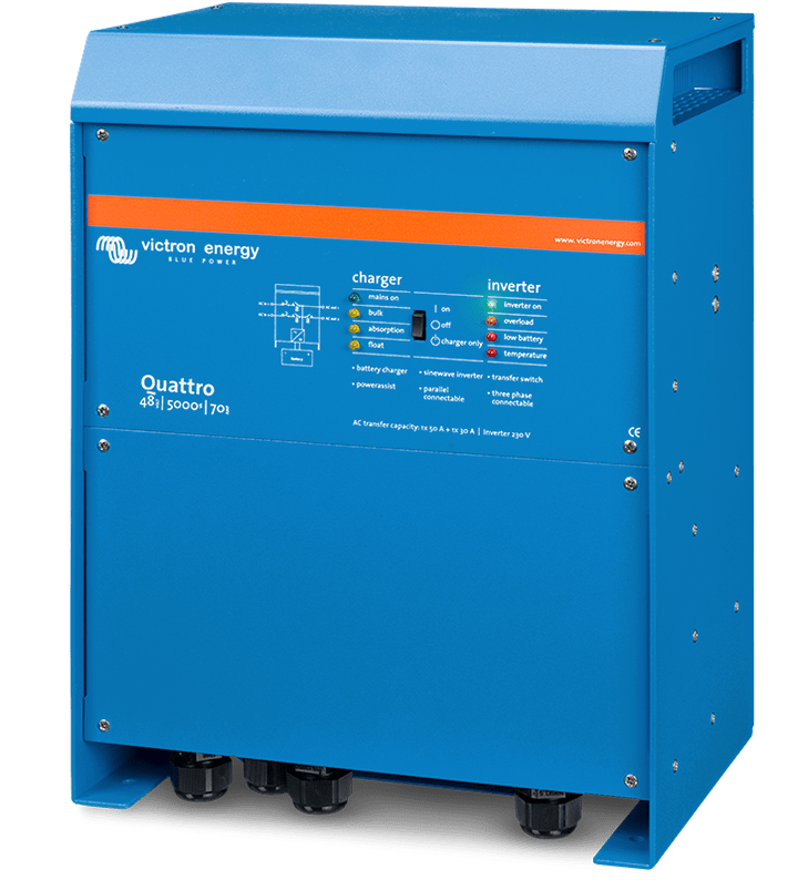 5000Va 48V Victron Quattro Pure Sine Wave Inverter Charger Uganda
