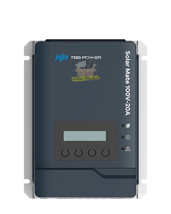 Tbb Solarmate 20A 100V MPPT Solar Charge Controller Maximize Solar Efficiency