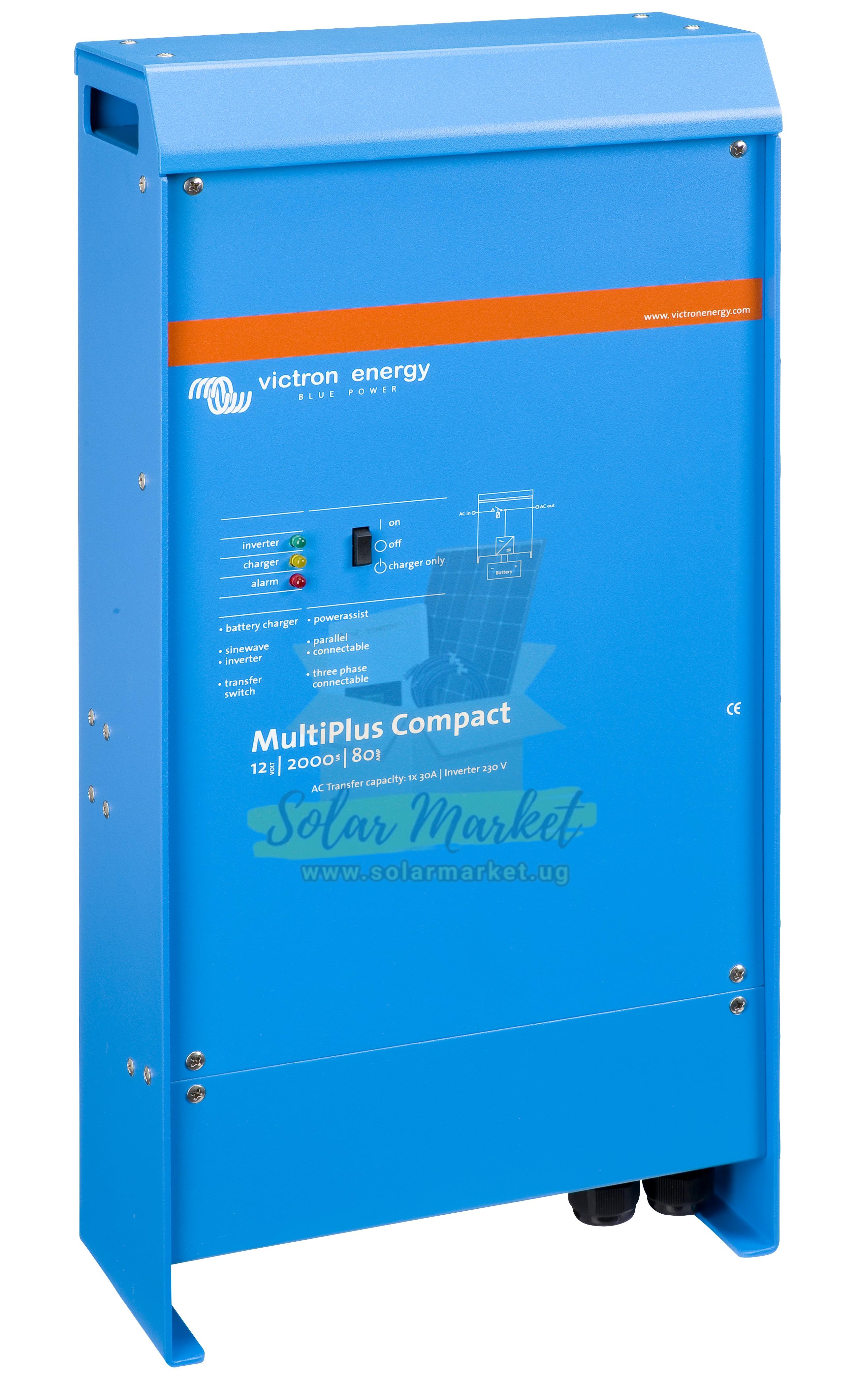 Victron Multiplus 12/1200/50 Inverter Charger 12V Single Phase for Residential solar, Off-grid solar, Mobile power for