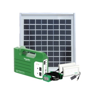 Schneider Homaya Family Solar Home System 18W 72W Reliable Solar Power For Your Home